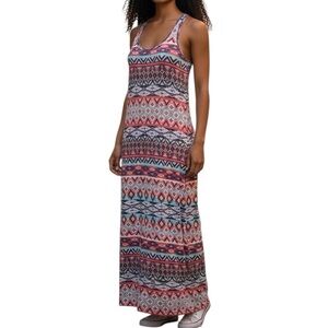 AMBIENCE APPAREL aztec native print dress LARGE